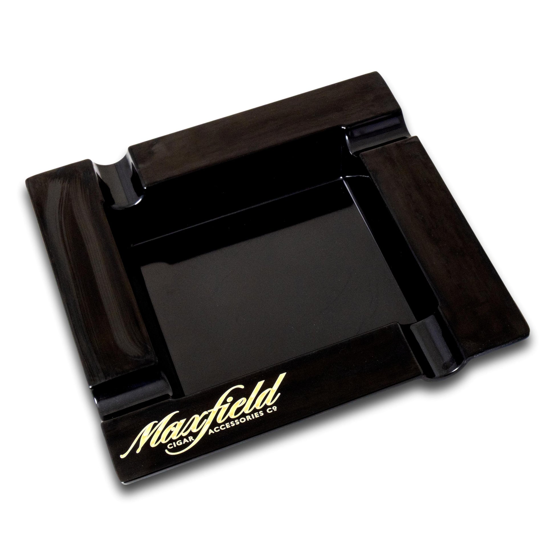 Maxfield 4-Cigar Melamine Ashtray on a white background