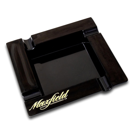 Maxfield 4-Cigar Melamine Ashtray on a white background