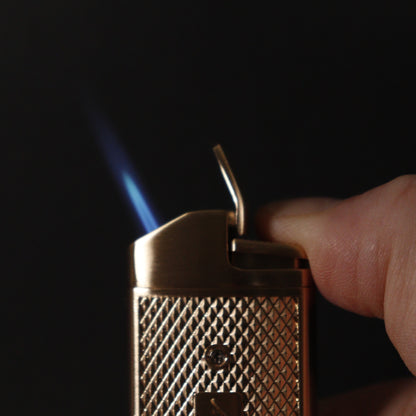 The Maxfield torch lighter flame.