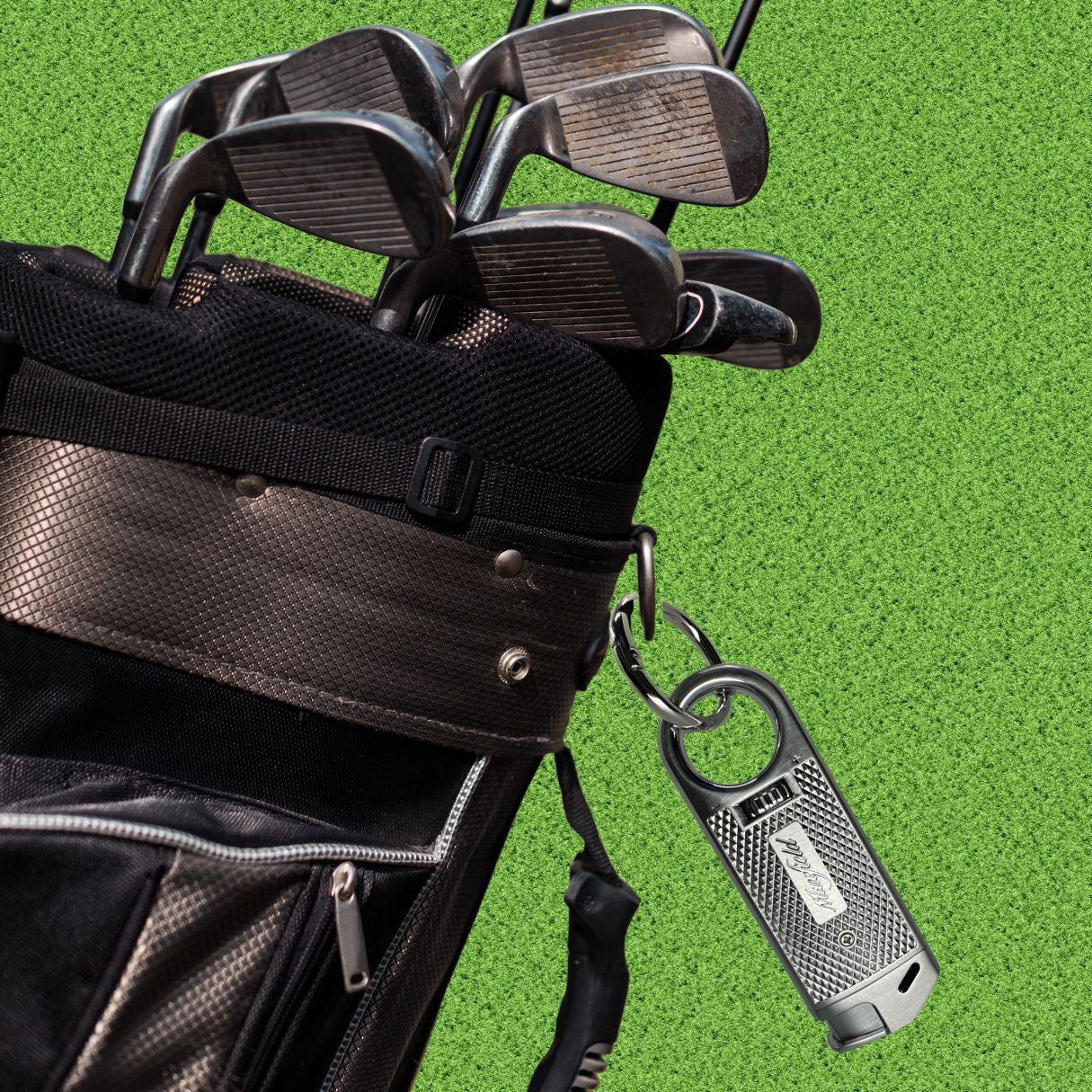 Maxfield Slim Diamond Torch Flame Cigar Lighters - Silver - Hooked on Golf Bag