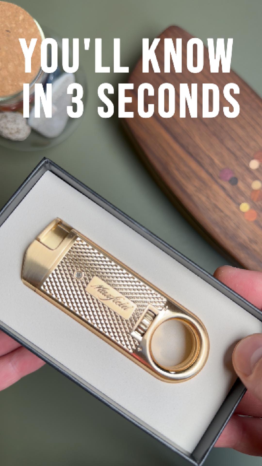 Intro to the Maxfield Slim Diamond Torch Flame Cigar Lighter